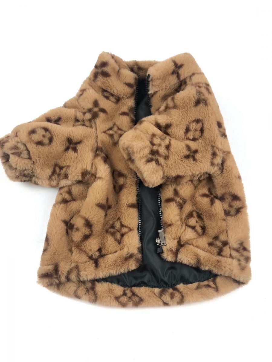 Chewy V Faux Fur Chihuahua Coat