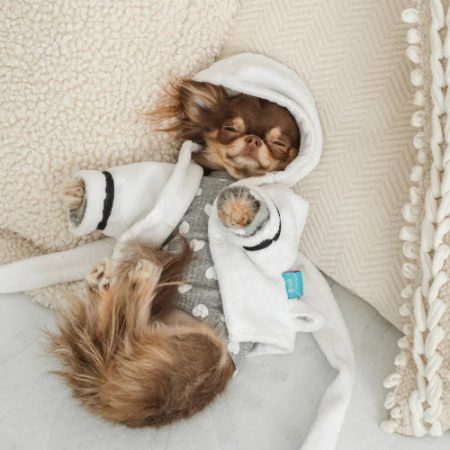 "This Dog Loves Sleep" Chihuahua Bathrobe