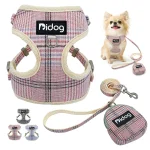 mesh-nylon-plaid-chihuahua-vest-harness