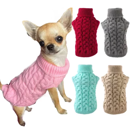 winter-warm-solid-chihuahua-sweaters